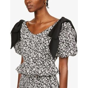 SISTER JANE 
Willow Woods Floral-Print Woven Top